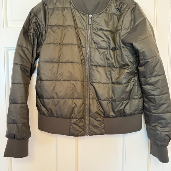 lululemon women's reversible bomber jacket - Picture 5 of 6